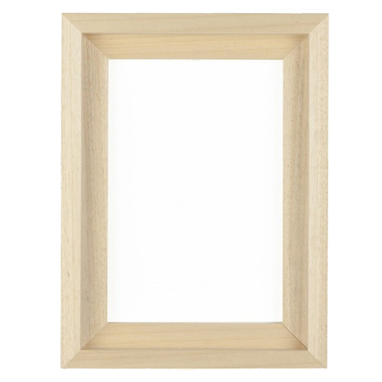 Baklijst Blank Breed 70x70 cm - Vooraanzicht