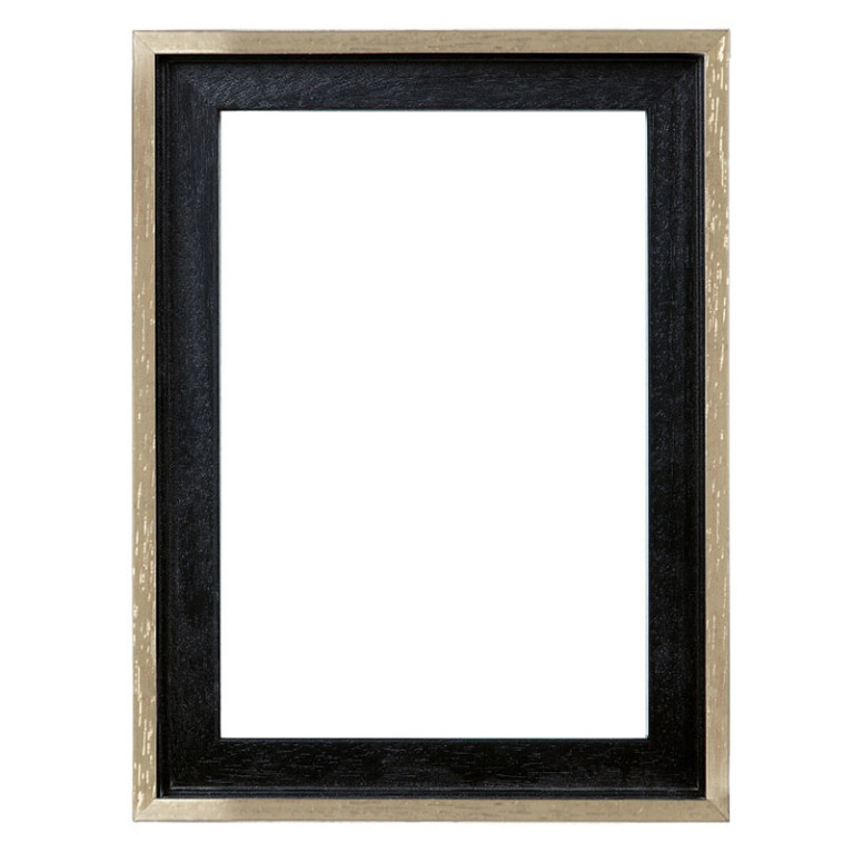 Baklijst Zwart/Goud 30x80 cm - Vooraanzicht