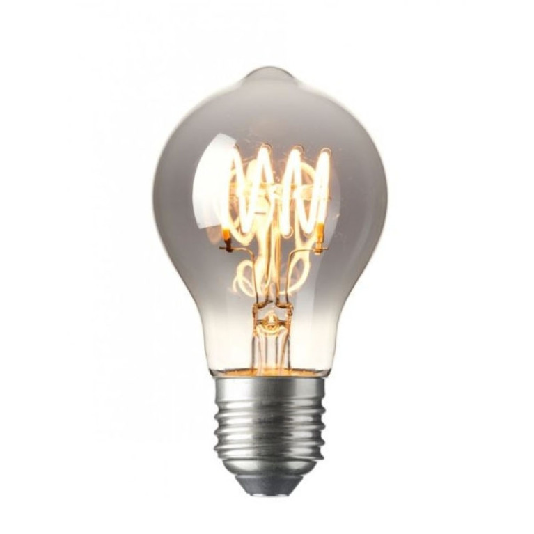 Filament LED Lamp Peer Curl Titanium Ø60mm | E27 | 4 Watt