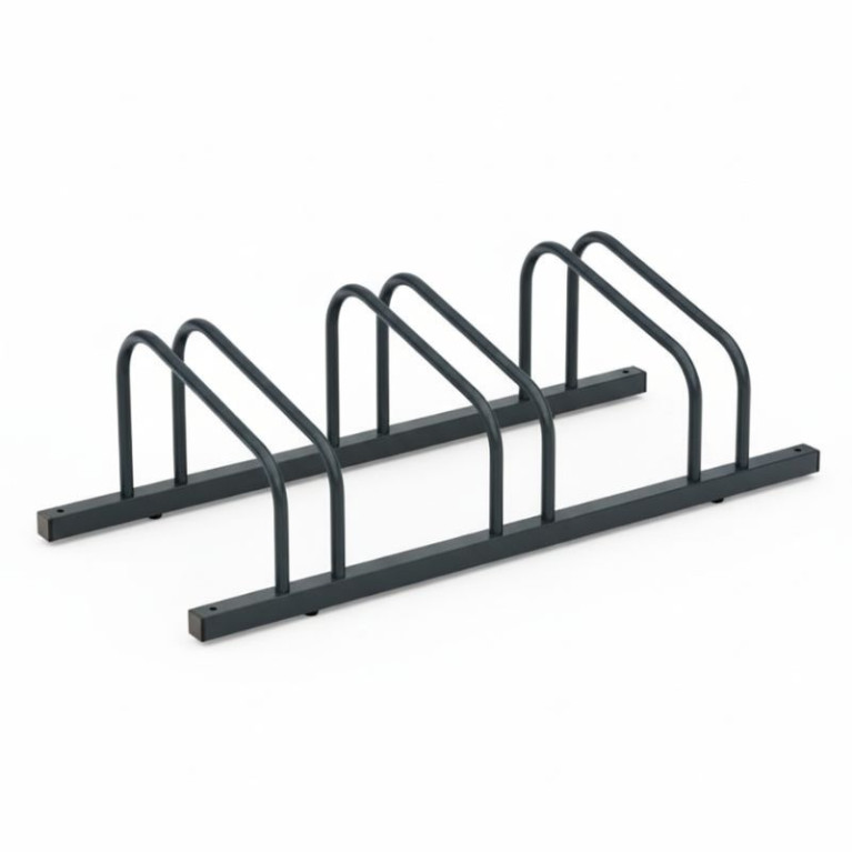 Fietsenrek 3 Fietsen Base Zwart
