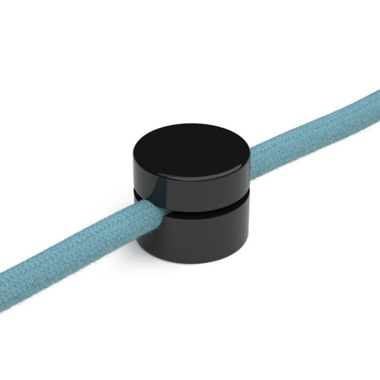 Kabelgeleider Wand Zwart Set van 2 - Voorbeeld Product