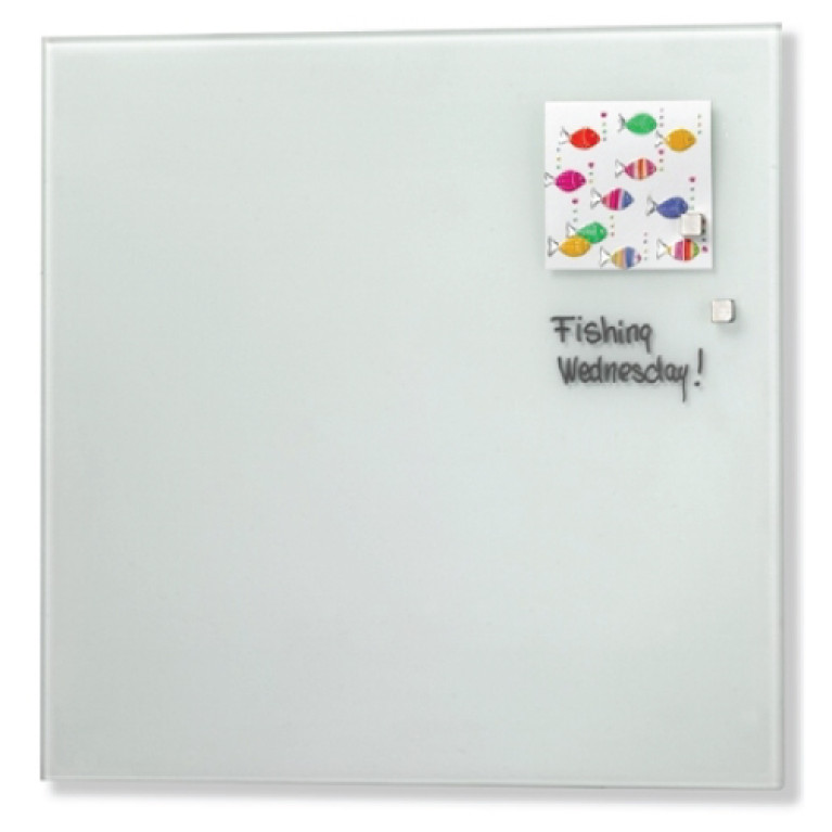 Glassboard Wit 35x35cm
