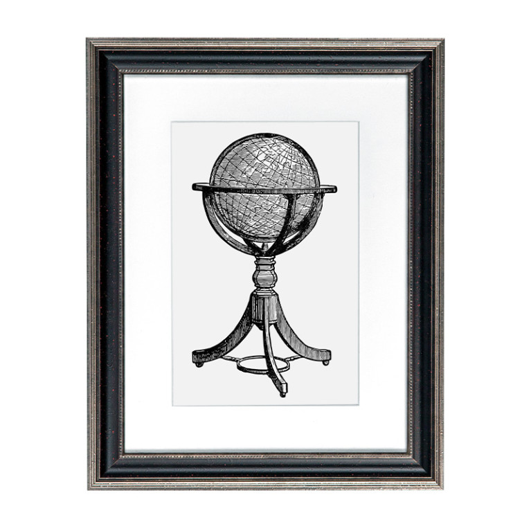 Fotolijst Venice Zwart/Zilver A1 (59,4x84,1 cm) - Art Print en Passe Partout