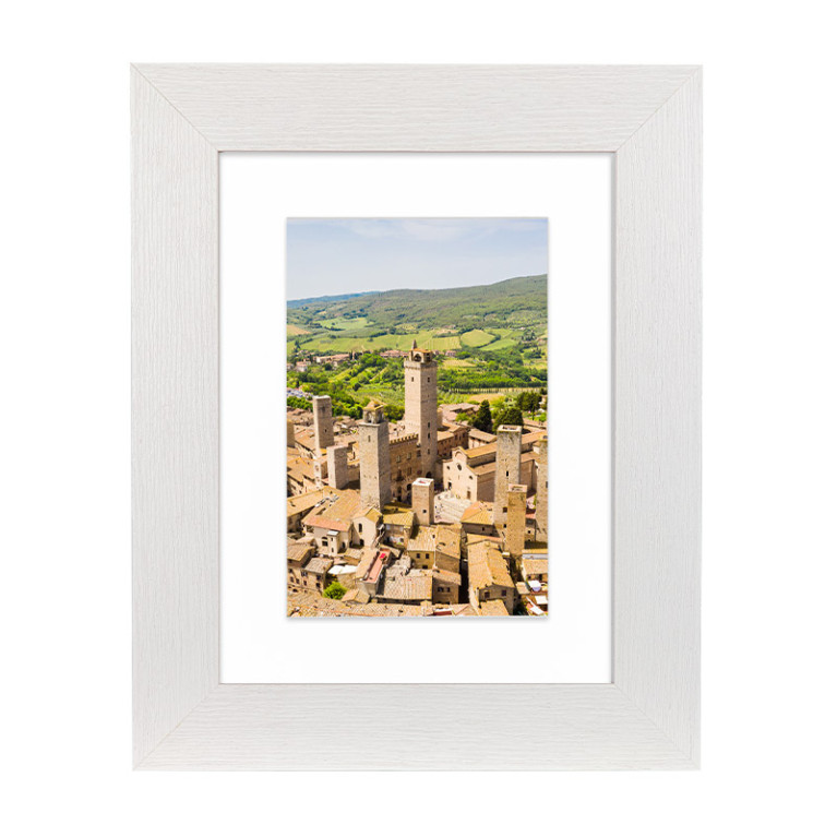 Fotolijst Milano Wit 70x100 cm - Art Print en Passe Partout
