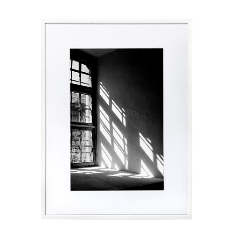 Wissellijst Wit A4 met print