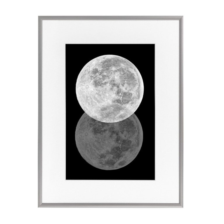 Wissellijst Budget Zilver 24x30cm met print