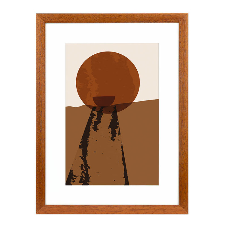 Wissellijst Beuken 60x80 cm - Art Print en Passe Partout