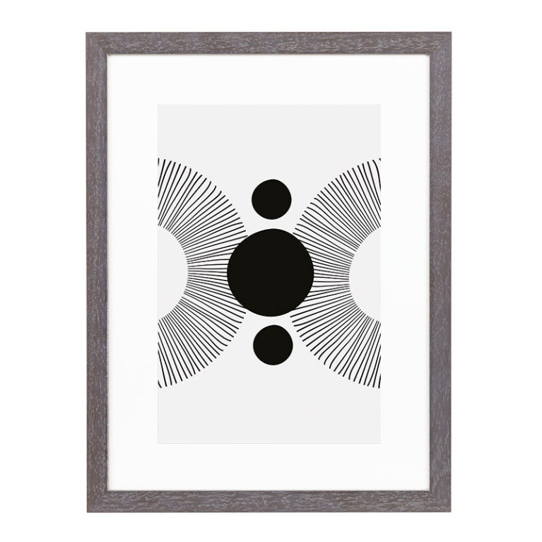 Wissellijst Vergrijsd Breed 20x30 cm - Art Print en Passe Partout
