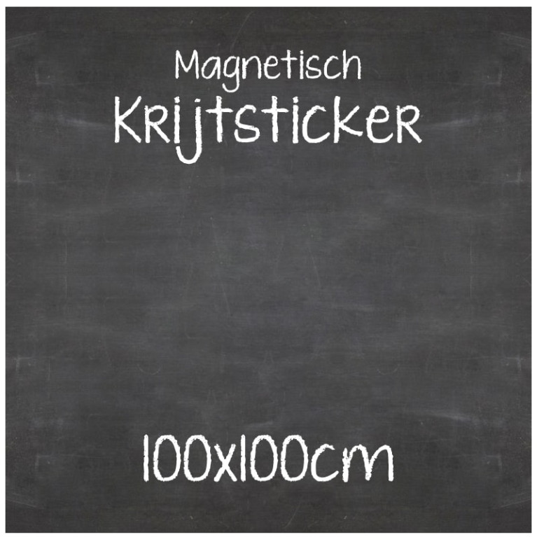 Magnetische Krijtsticker 100x100 cm