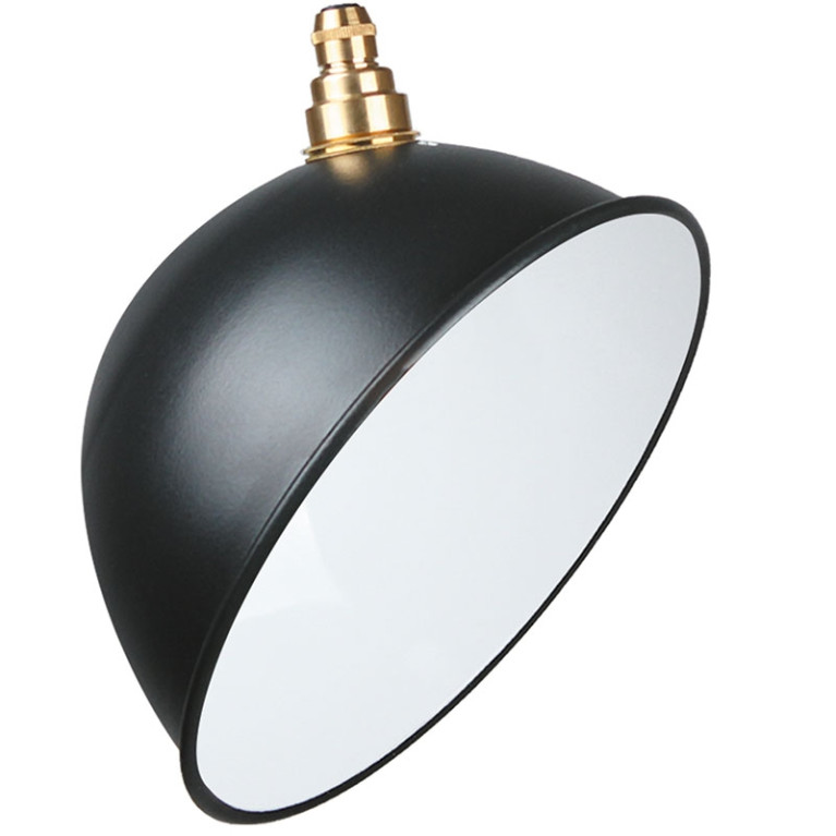Vintlux Lampenkap Jaunty Matte Black - Ø 20 cm - B22/E14