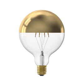 Calex Filament LED Lamp Globe XL Mirror Gold D125mm E27 6W Product