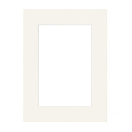 Passe Partout Gebroken Wit 30x40 cm - Uitsnede 19x29 cm - Voorkant