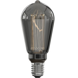 Calex Glasfiber LED Edison Titanium Ø64 E27 3.5W