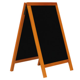 Krijtstoepbord Mahonie 55x85 cm
