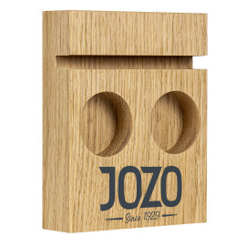 BLOC Solid - Menukaarthouder Eikenhout Ø 46 mm, Diepte 20 mm Jozo Logo