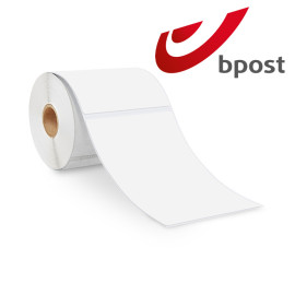 Rol BPost Thermische Verzendetiketten 102x150x25mm - 300 labels per rol