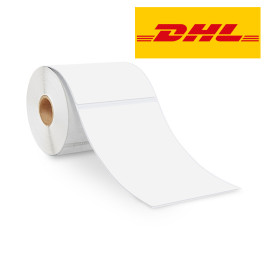Rol DHL Thermische Verzendetiketten 102x150x25mm - 300 labels per rol