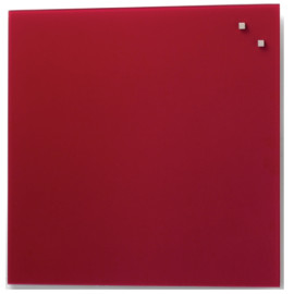 Glassboard Rood 35x35cm