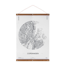Posterhanger Hout Nikkel 80 cm