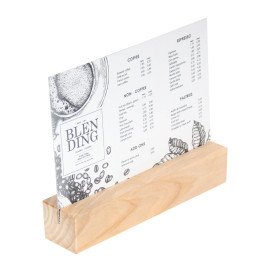 BLOC Cardd - Menukaarthouder Essenhout 210x48x40 mm