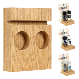 BLOC Solid Menukaarthouder Eikenhout