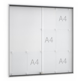 Informatiekast Binnen Schuifdeur 12x A4 Basic