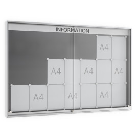Informatiekast Binnen Schuifdeur 21x A4 Premium