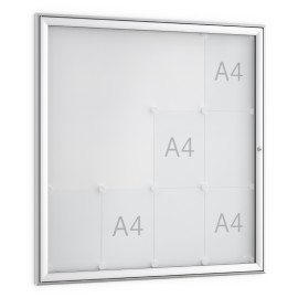 Informatiekast Buiten Draaideur 12x A4 Basic