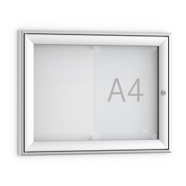 Informatiekast Buiten Draaideur 2x A4 Basic
