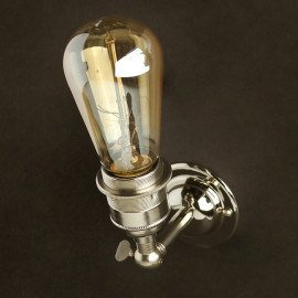 Wandlamp Kingston Nikkel