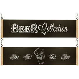 Krijtbord Hook Eiken Industrial Combinatie-set Horizontaal