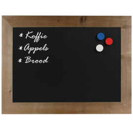 Krijtbord Magnetisch Steigerhout 40x50cm