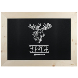 Krijtbord Hout Blank 30x40cm Overview Sfeer