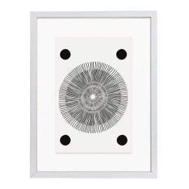 Wissellijst Hout Wit 20x30 cm - Art Print en Passe Partout