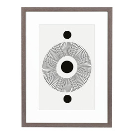 Wissellijst Vergrijsd 40x50 cm - Art Print en Passe Partout