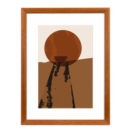 Wissellijst Beuken 28x35 cm - Art Print en Passe Partout