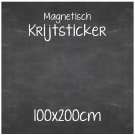 Magnetische Krijtsticker 100x200 cm