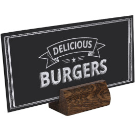 Menukaarthouder Donker Eiken 70x33 mm 