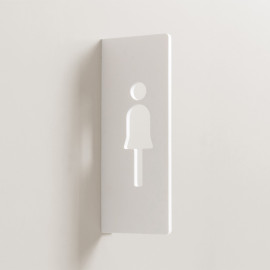 Oacklux Toiletbord Restro Wit - Vrouw