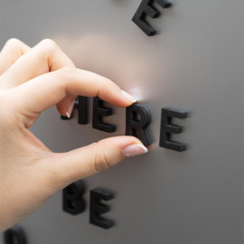 Oacklux Magnetische Letterset Zwart – 78 Stuks