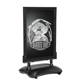 Stoepbord ChalkPro Zwart 80x105 cm sfeer