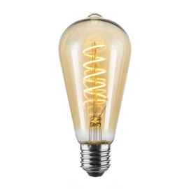 Vintlux Filament LED Lamp Karu Edison Gold Dimbaar Ø64mm E27 4W