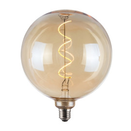 Vintlux Filament LED Lamp Kyodai Loft Globe XXL Gold Dimbaar Ø200mm E27 4W