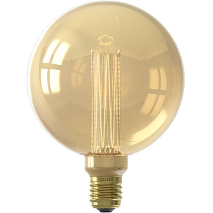 Calex Glasfiber LED Globe XL Gold Ø125 E27 3.5W