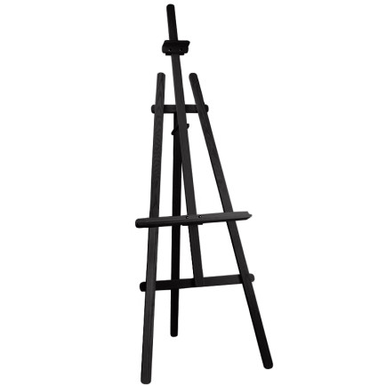 Schildersezel Zwart 154 cm - KIT