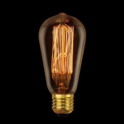 Kooldraadlamp Edison Deluxe Gold E27 60W