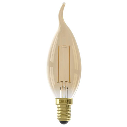 Filament LED Kaarslamp Klassiek Gold 200lm E14 3.5W - Uit