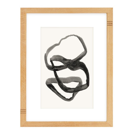 Vintlux Fotolijst Naesby Thin - Eiken Ongelakt 24x30 cm - Art Print en Passe Partout