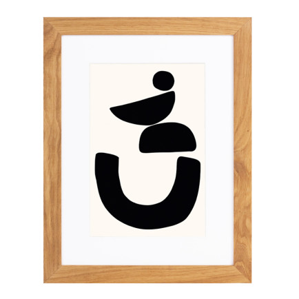 Fotolijst Naturel Eiken A4 - Art Print en Passe Partout