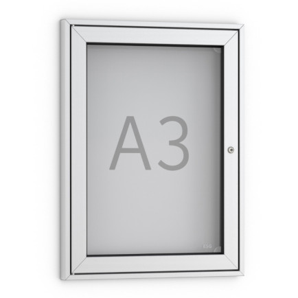 Informatiekast Buiten Draaideur Poster A3 Premium
